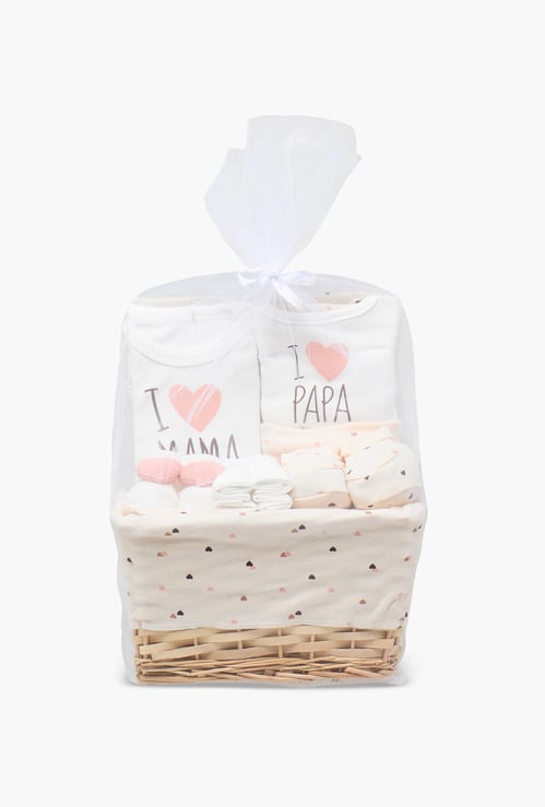 Juniors 12-Piece Heart Print Clothing Gift Set