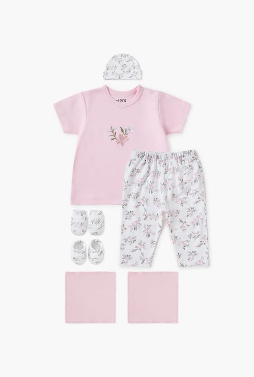 Juniors 7-Piece Floral Print Gift Set