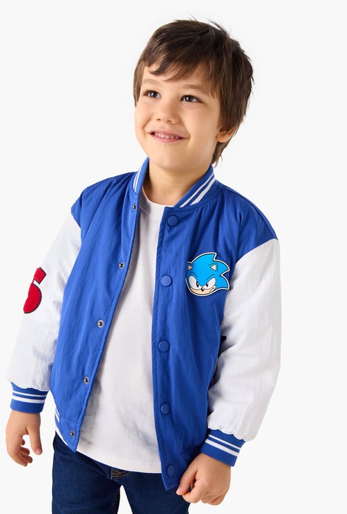 Juniors Sonic the Hedgehog Applique Jacket