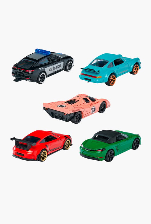 Majorette 5-Piece Porche Toy Car Gift Set