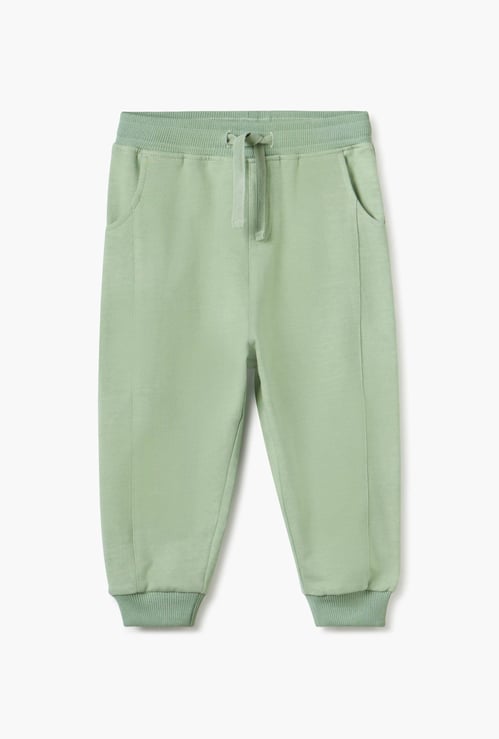 Juniors Solid Joggers with Drawstring Closure and Pockets