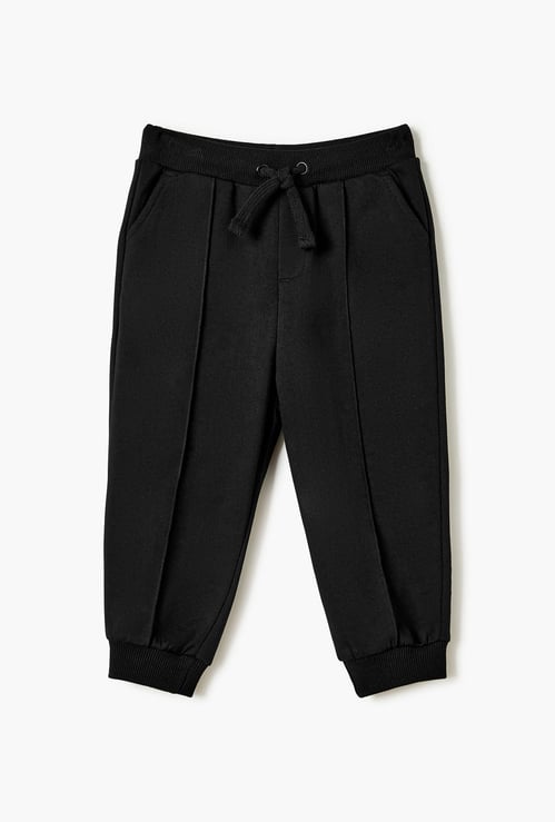 Juniors Panelled Joggers with Drawstring Closure and Pockets
