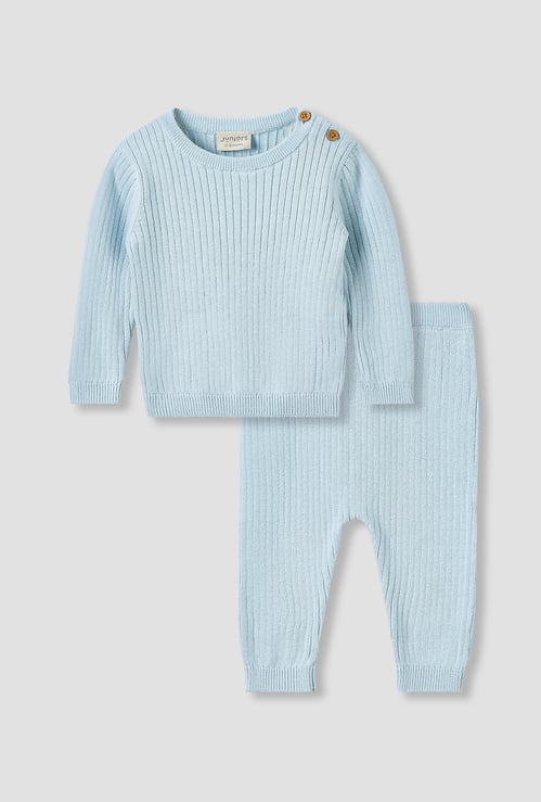 Juniors Ribbed T-shirt and Pyjama Set