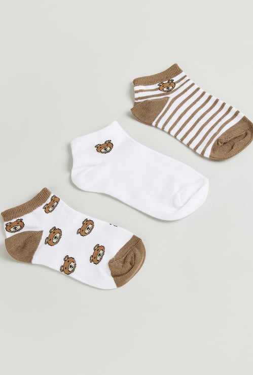 Juniors Assorted Ankle Length Socks - Pack of 3