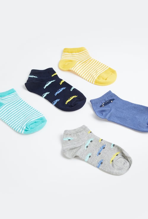 Juniors Assorted Ankle Length Socks - Set of 5