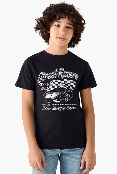 Juniors Graphic Print T-shirt