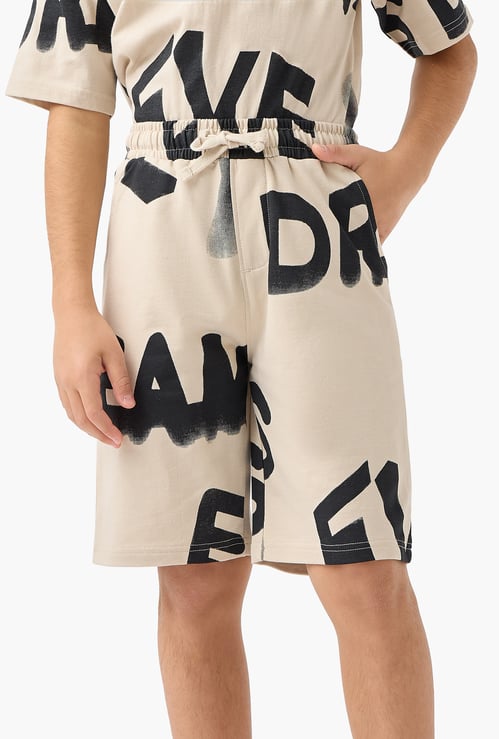 Juniors Printed Shorts