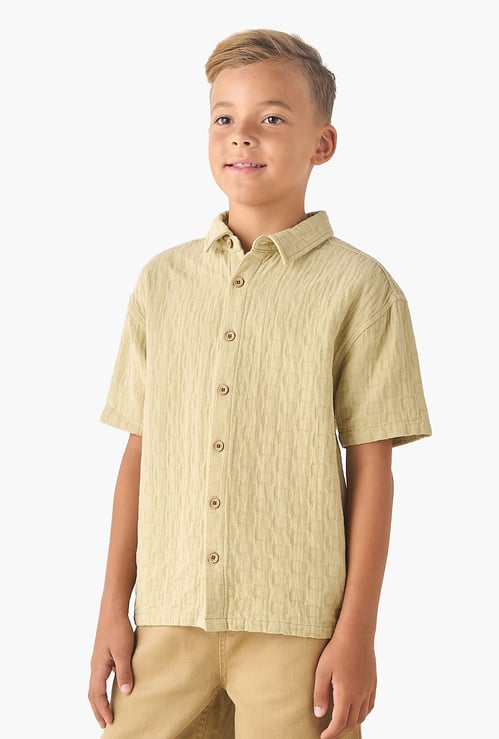 Juniors Textured Shirt