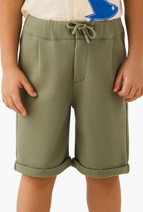 Juniors Textured Shorts