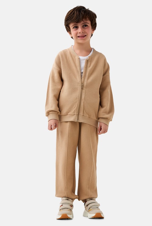 Juniors Knitted Jacket and Joggers Set