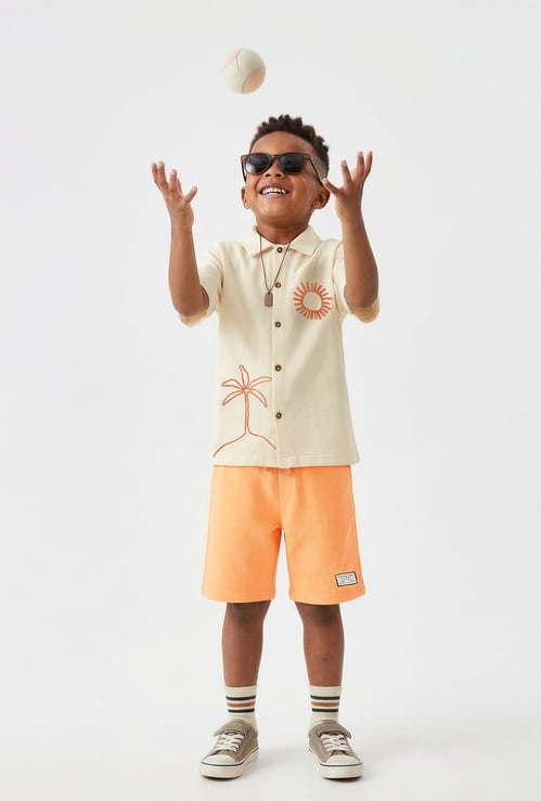 Juniors Embroidered Shirt