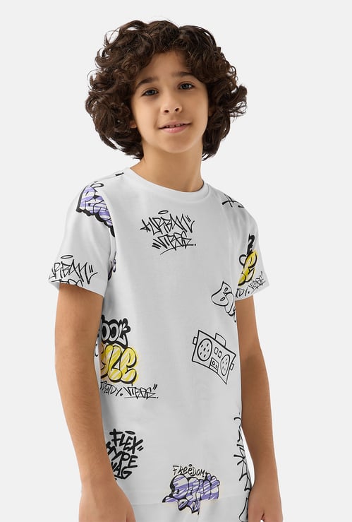 Juniors Printed T-shirt