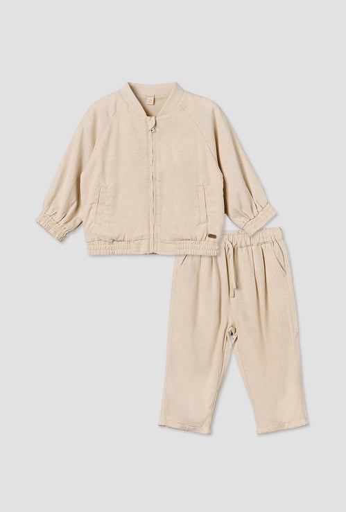 Giggles Bomber Jacket and Pants Set