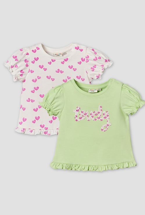 Juniors Printed Top - Set of 2