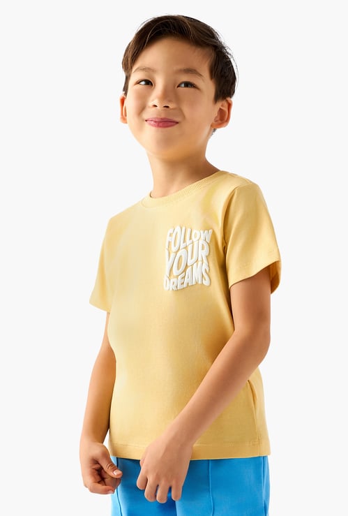 Juniors Placement Print T-shirt