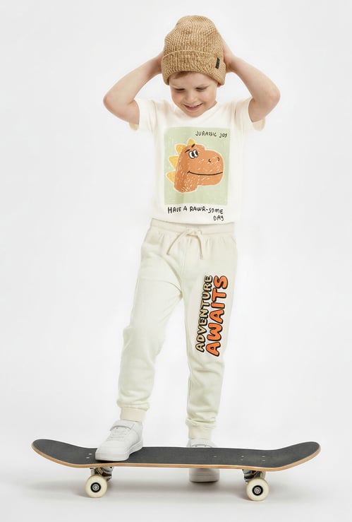 Juniors Typographic Print Joggers