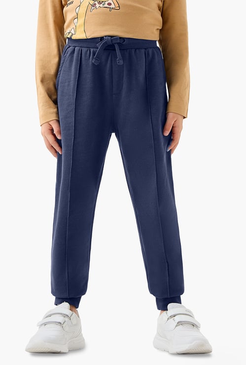 Juniors Solid Joggers with Pockets