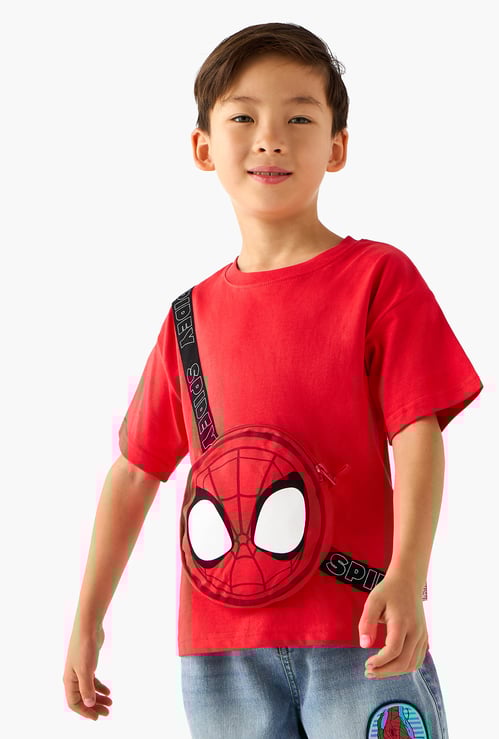 Juniors Spider-Man Bag T-shirt