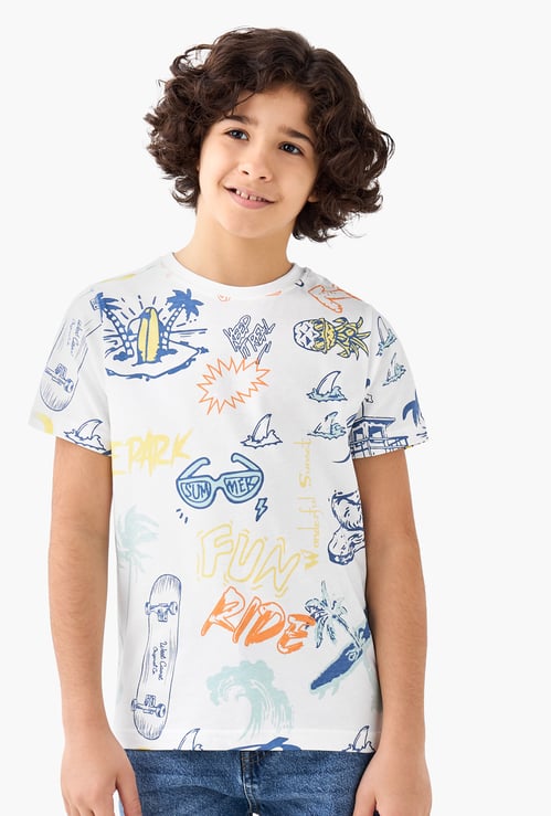 Juniors Printed T-shirt