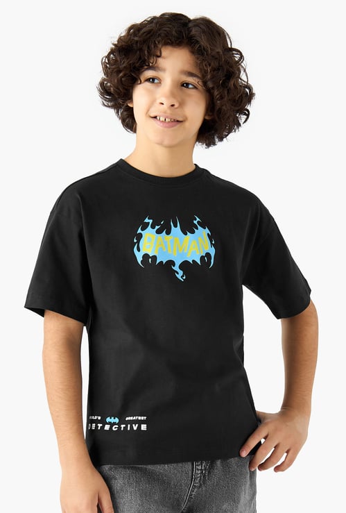 Juniors Batman Print T-shirt