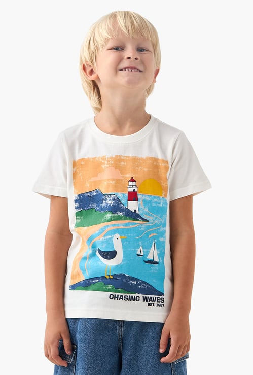 Juniors Graphic Print T-shirt