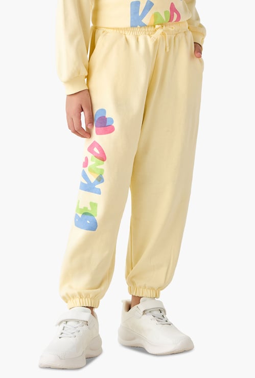 Juniors Printed Joggers with Pockets