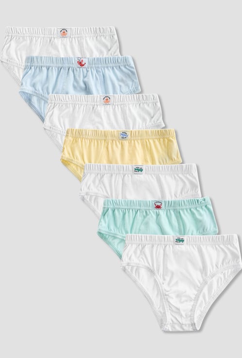 Juniors Assorted Printed Briefs - Set of 7