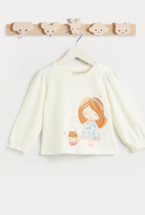 Juniors Graphic Print T-shirt