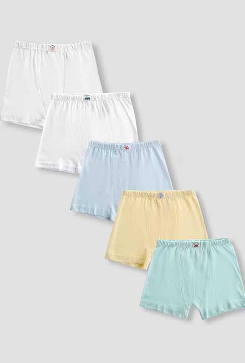 Juniors Applique Detail Trunks - Set of 5