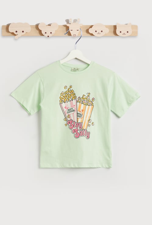 Juniors Graphic Print T-shirt