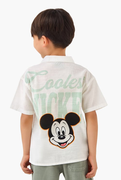 Mickey Mouse Print Shirt