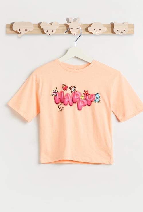 Juniors Graphic Print T-shirt