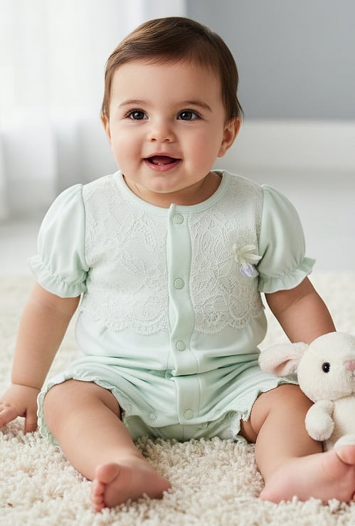 Giggles Lace Romper