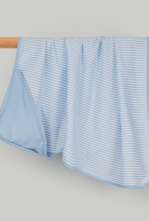 Juniors Striped Receiving Blanket - 80 x 80 cm