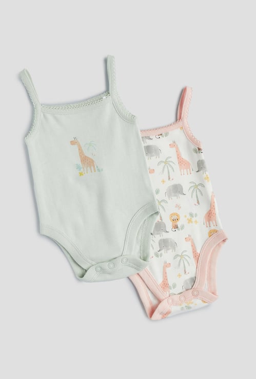 Juniors Printed Bodysuit - Set of 2