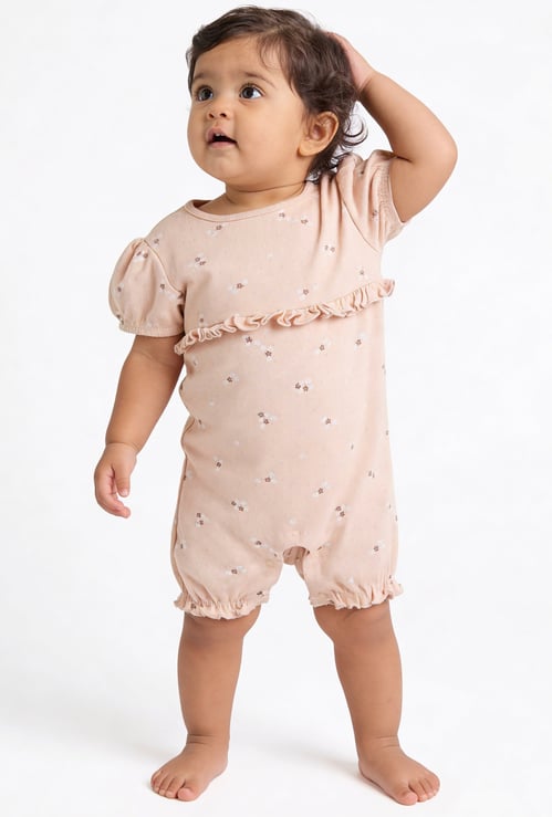 Juniors Printed Romper