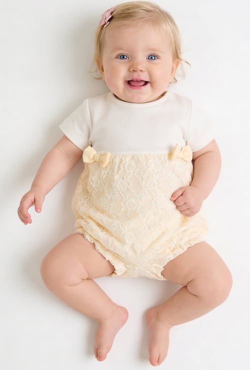 Giggles Lace Romper