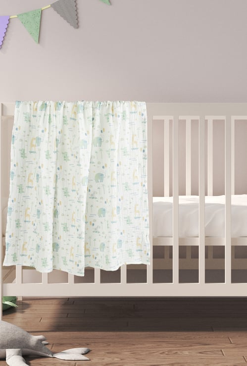 Juniors Crinkled Swaddle Blanket - 100x100cm