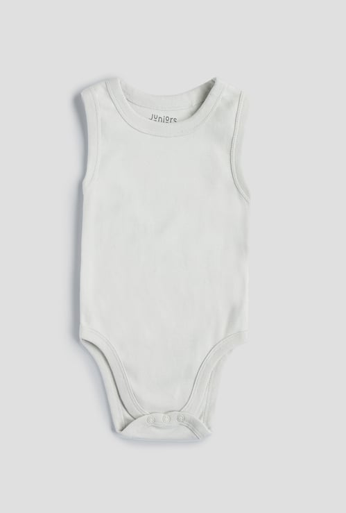 Juniors Solid Sleeveless Bodysuit