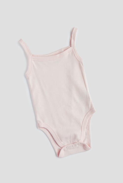 Juniors Solid Sleeveless Bodysuit