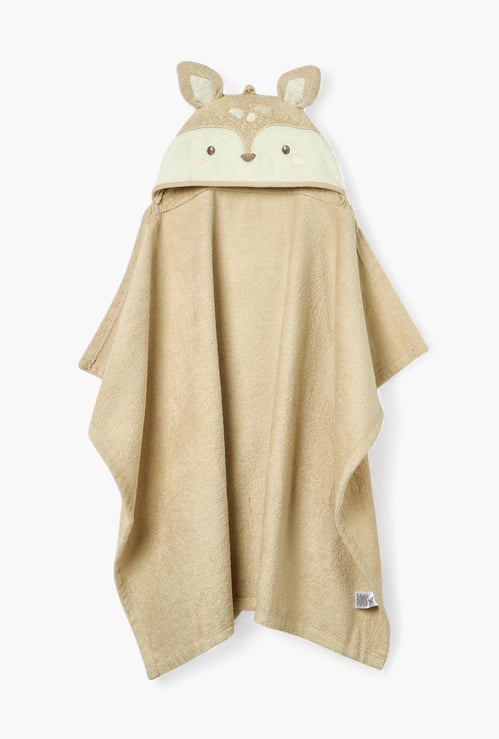 Juniors Deer Applique Hooded Towel - 68x94 cm