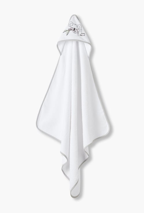 Juniors Embroidered Towel with Hood - Set of 2 - 75x75 cm