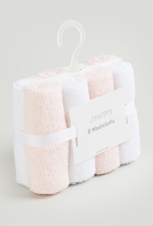 Juniors Assorted Wash Cloth - Set of 8