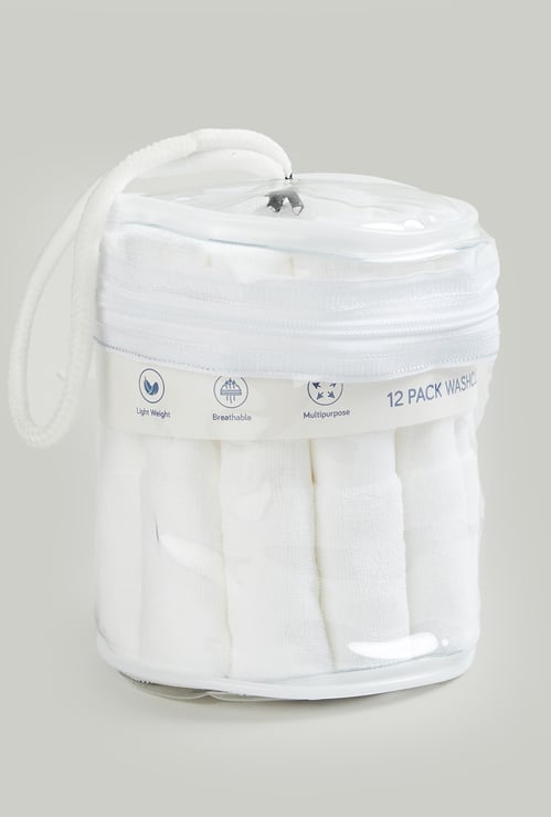 Juniors Solid Wash Cloth - Set of 12