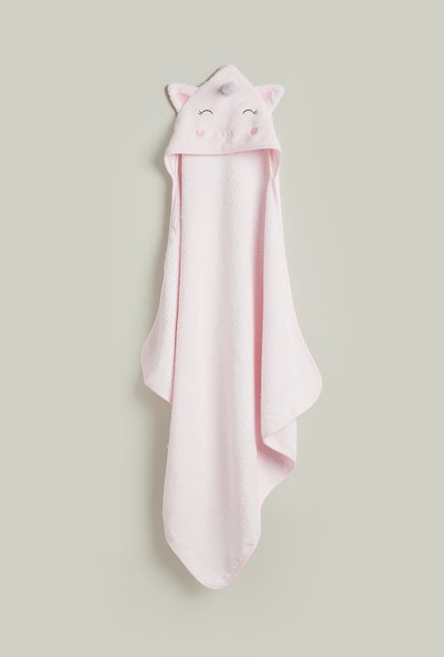 Juniors Embroidered Hooded Towel - 80x80 cm