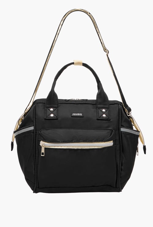 Juniors Logo Detail Diaper Bag with Double Handles