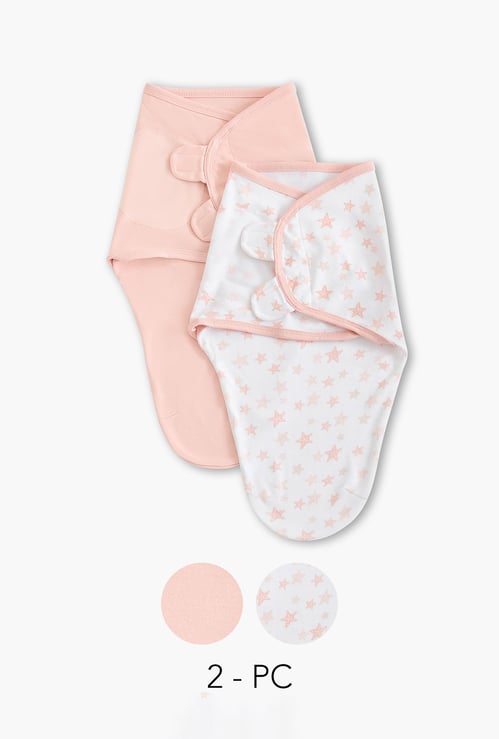 Juniors Assorted Swaddle Wrap - Set of 2