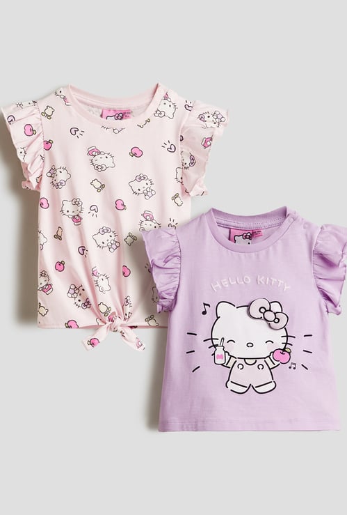 Juniors Hello Kitty Print T-shirt - Pack of 2