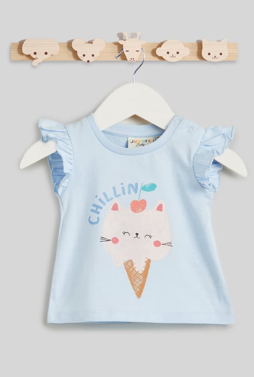 Juniors Graphic Print T-shirt