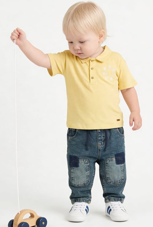 Giggles Printed Polo T-shirt